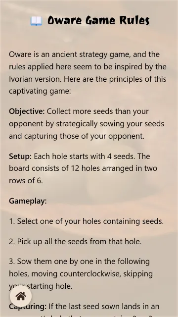 The rules of the game