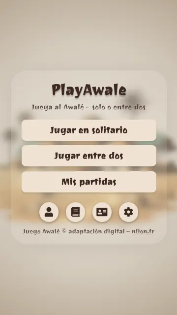 La pantalla de inicio