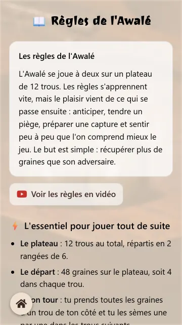 Les règles du jeu