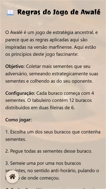 As regras do jogo