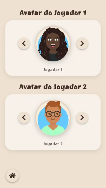A escolha do avatar